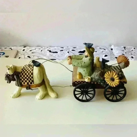 Rare WILLYRAYE STUDIO  Vintage ww2741 1999 "Kitty Delivery" Wagon - Picture 1 of 8